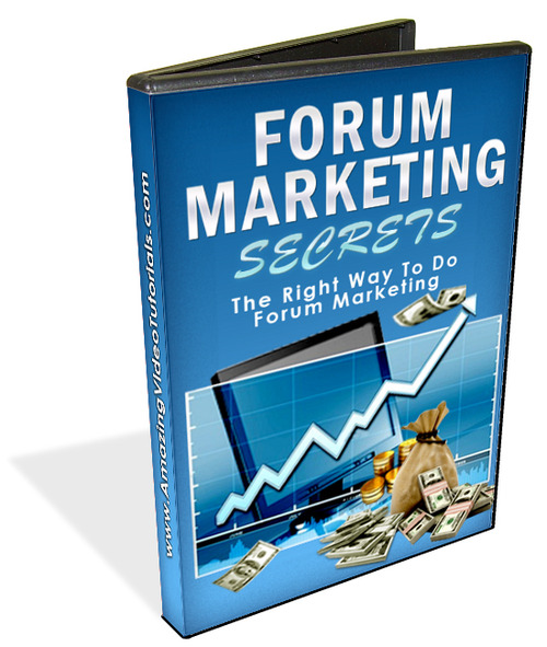 Product picture Forum Marketing  Secrets Video Tutorials